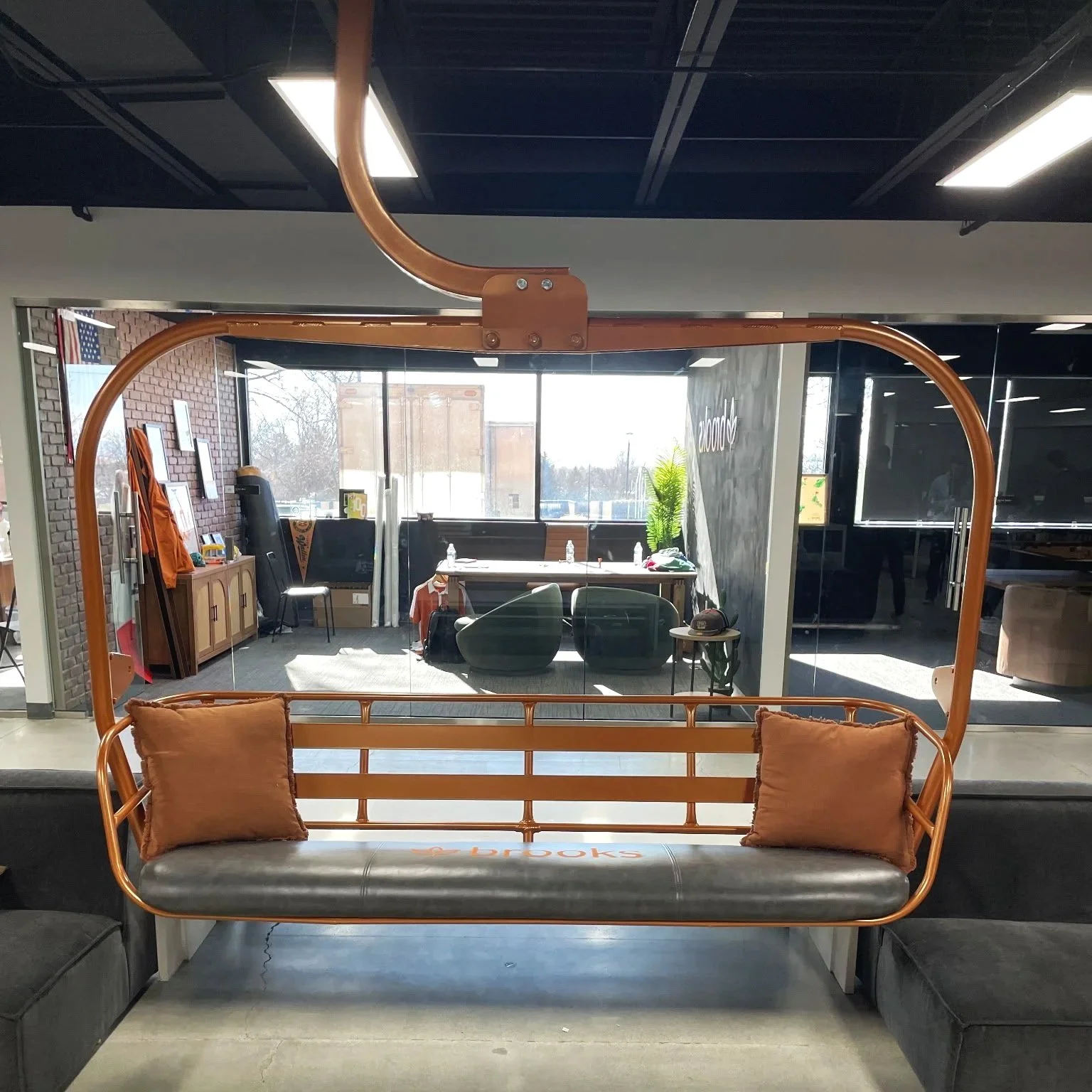 Refurbished Vintage Ski Lift Chair