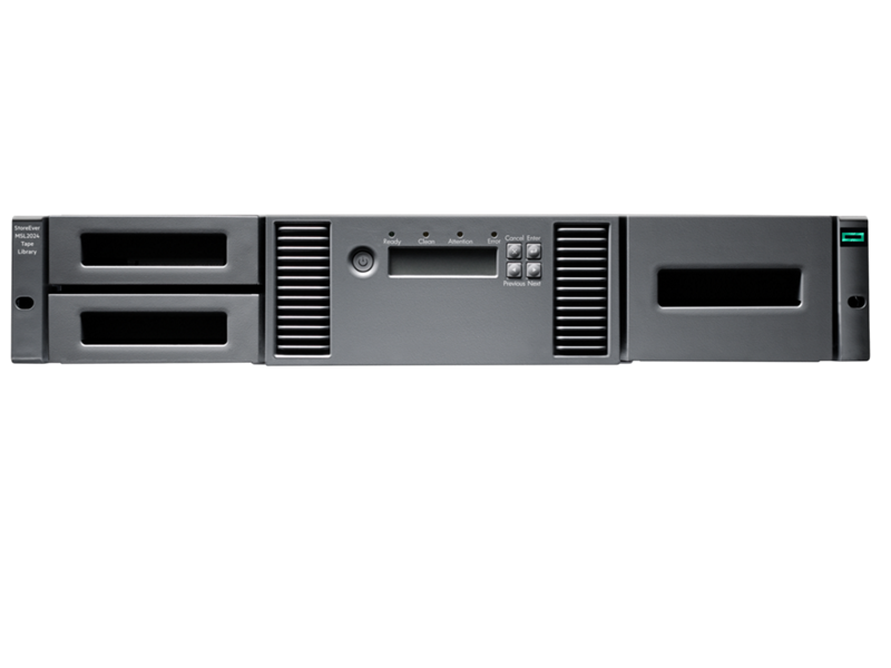 HPE Storage MSL2024 Tape Library 1x MSL LTO‑9 Fibre Channel 15x LTO‑9 45TB Data Cartridges
