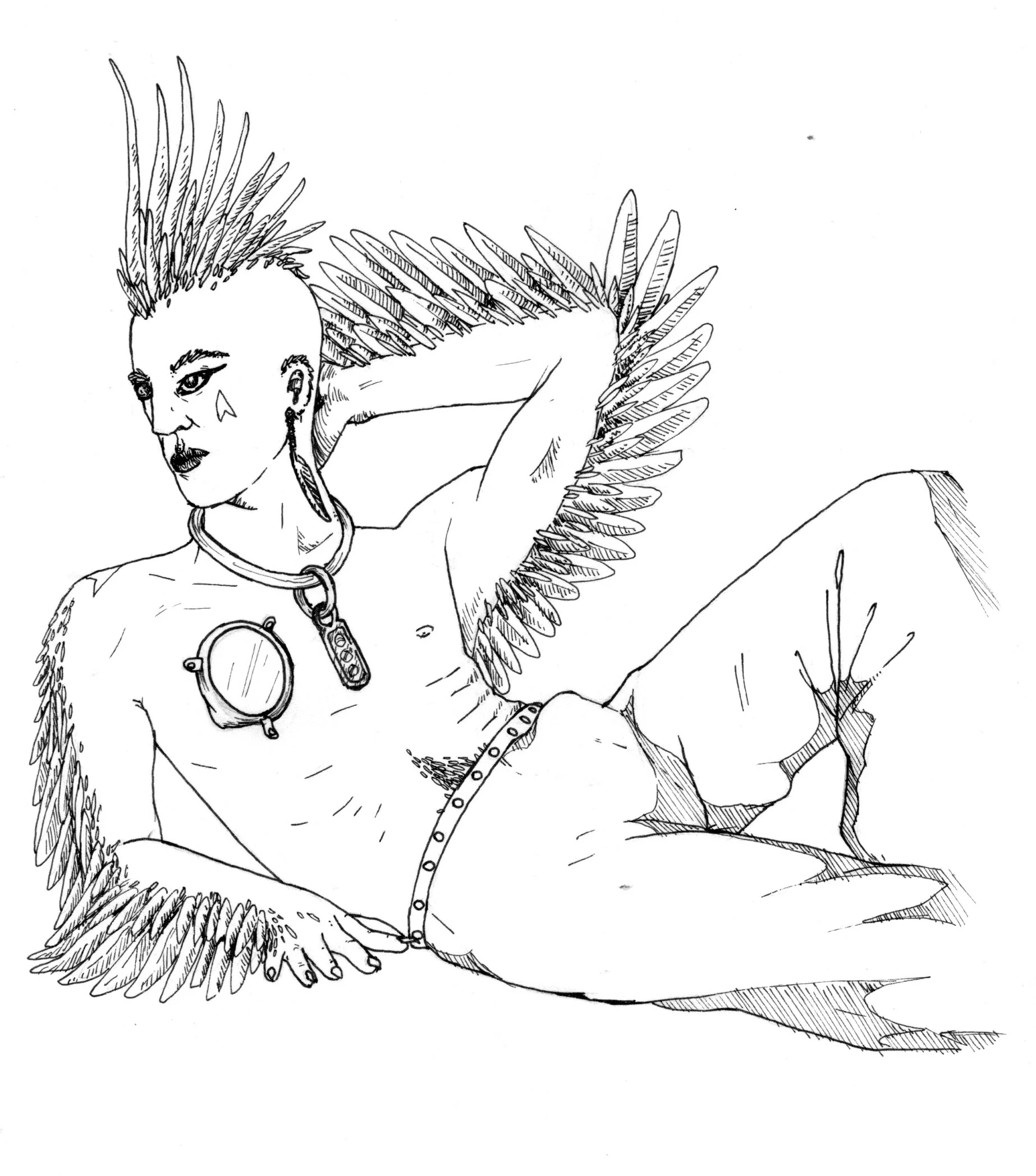 Avian Courtesan b+w.jpg