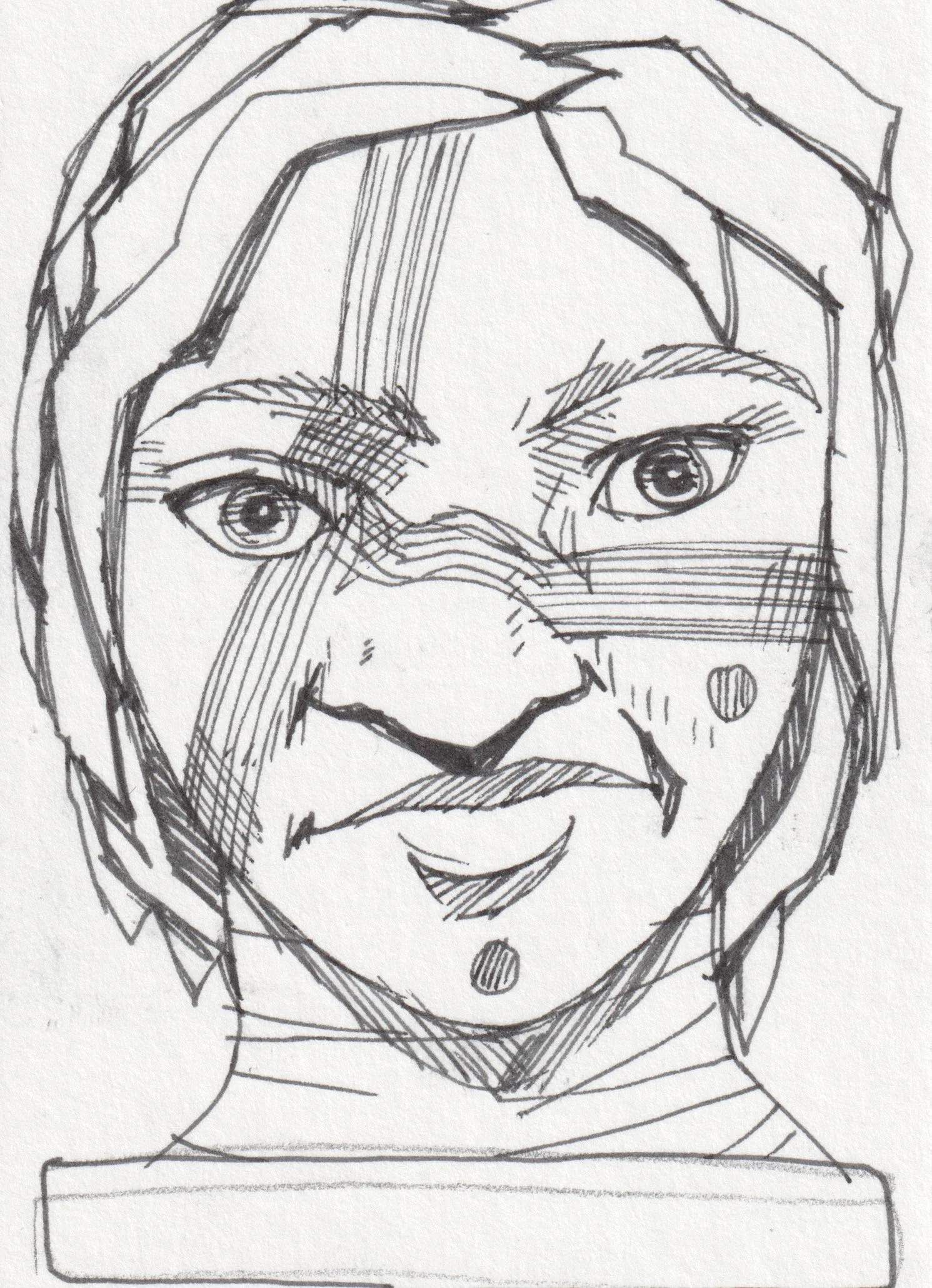 NPC & Monster Card - human woman facepaint.jpg