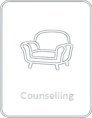 therapy armchair graphic