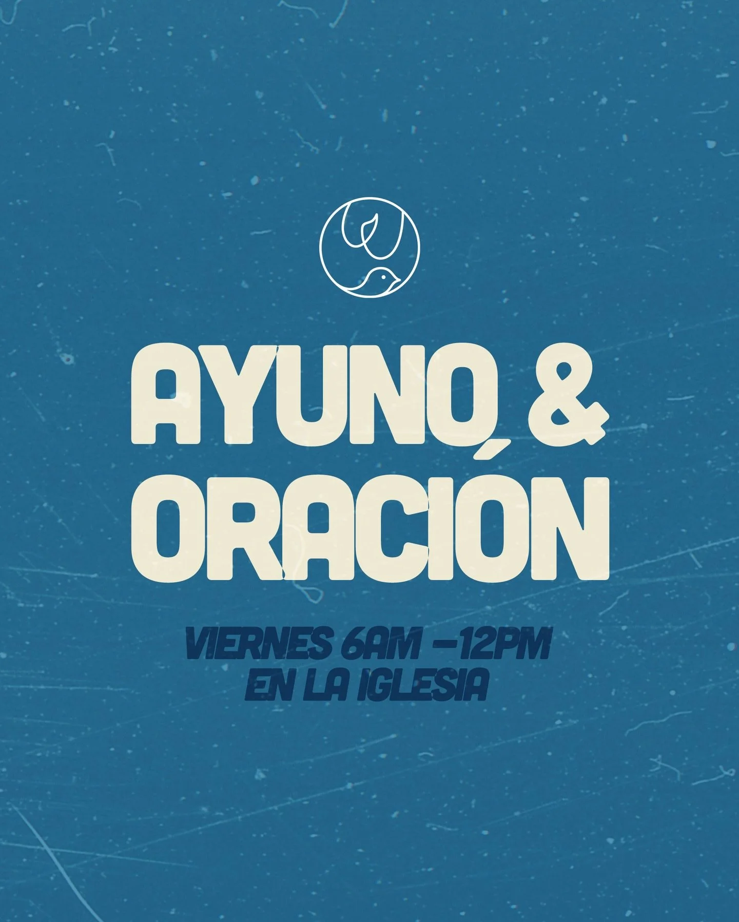 🙏 Este viernes tenemos nuestro tiempo de Ayuno &amp; Oraci&oacute;n

De 6:00 a.m. a 12:00 p.m. en la iglesia, un espacio para buscar a Dios, interceder y fortalecer nuestra fe como familia.

Ven y aparta este tiempo para &Eacute;l. 💙

#EsteViernes 