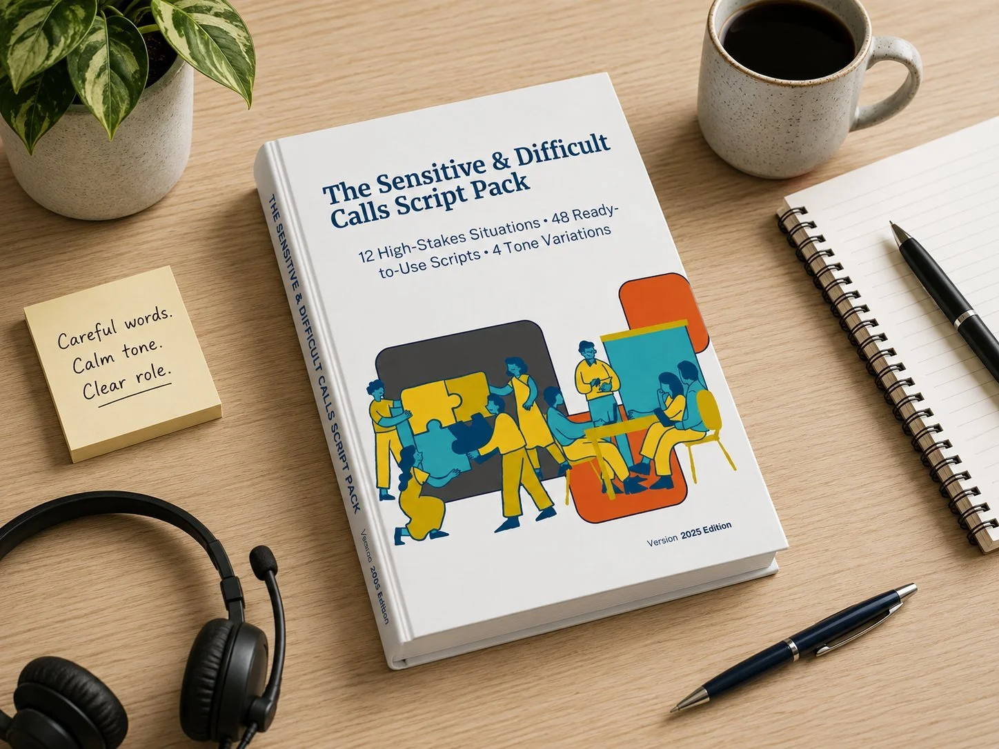 Sensitive and Difficult Calls Script Pack_flat lay display.jpg