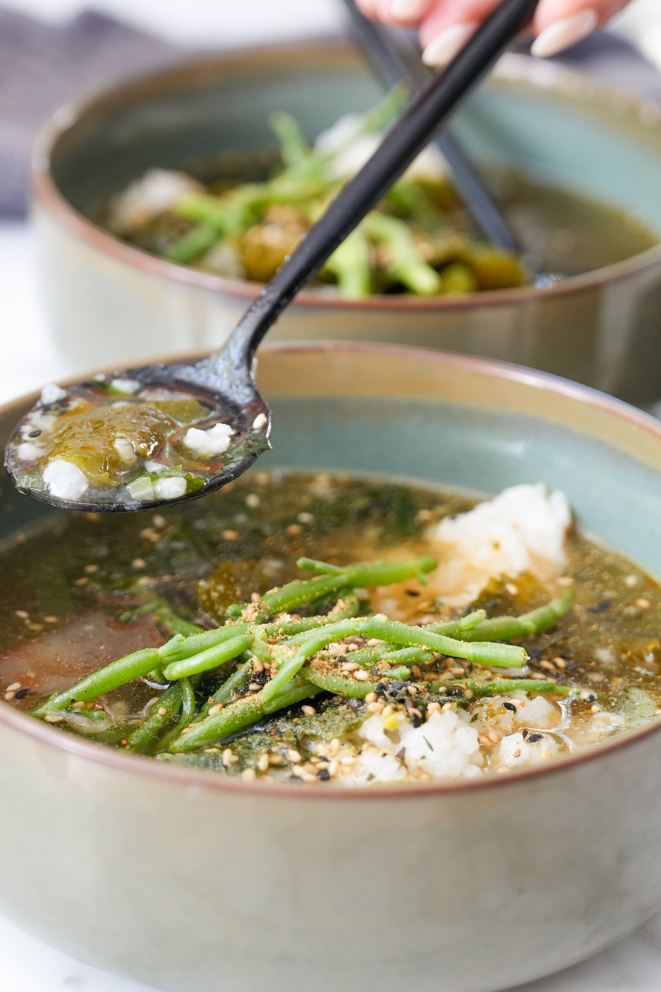 Seaweed &amp; Rice Soup