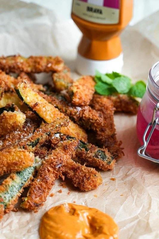 Coconut &amp; Lime Zucchini Chips