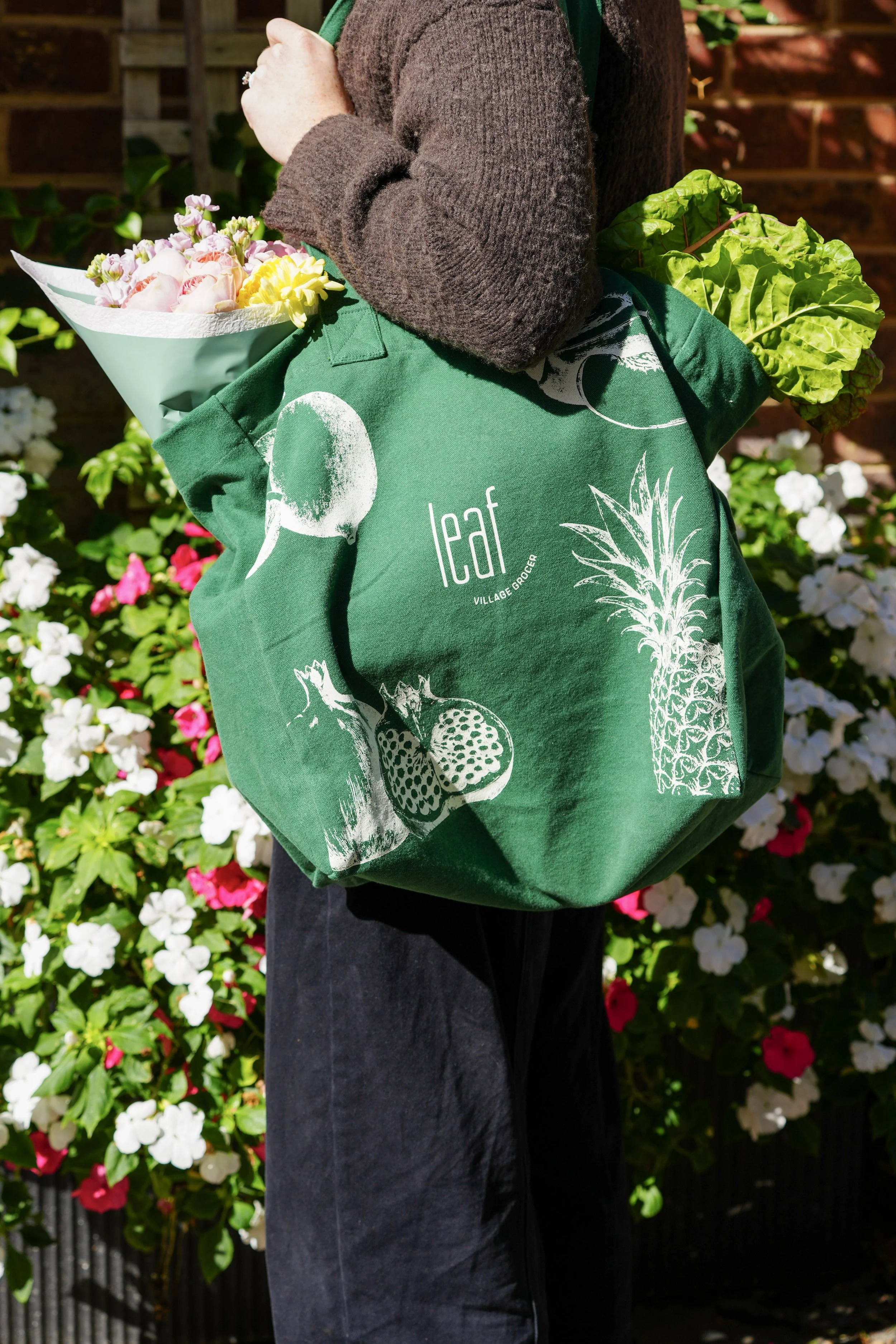Leaf Tote - Kale