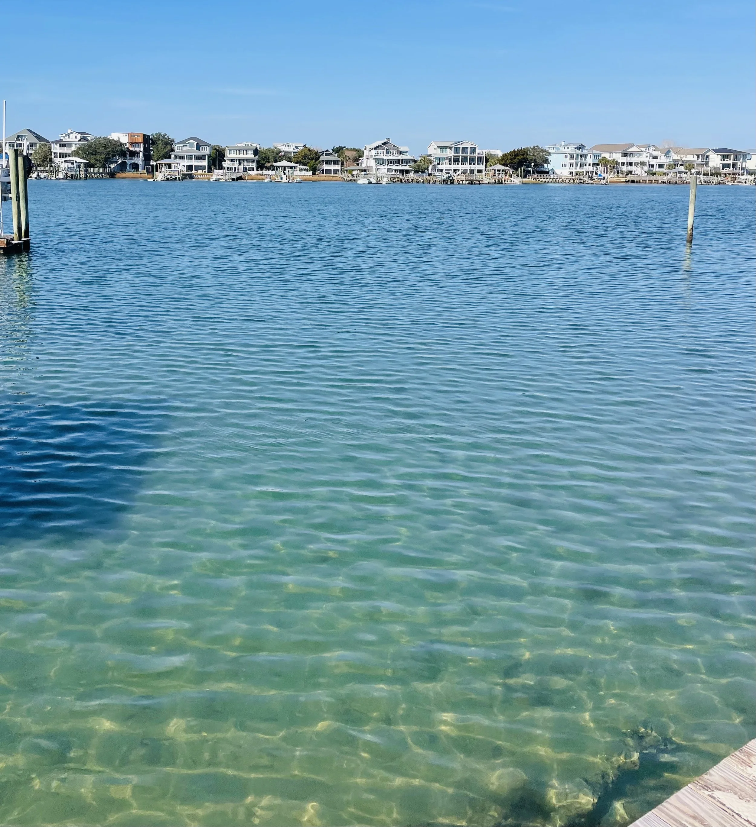 Sound side just steps away from Wrightsville Beach rental