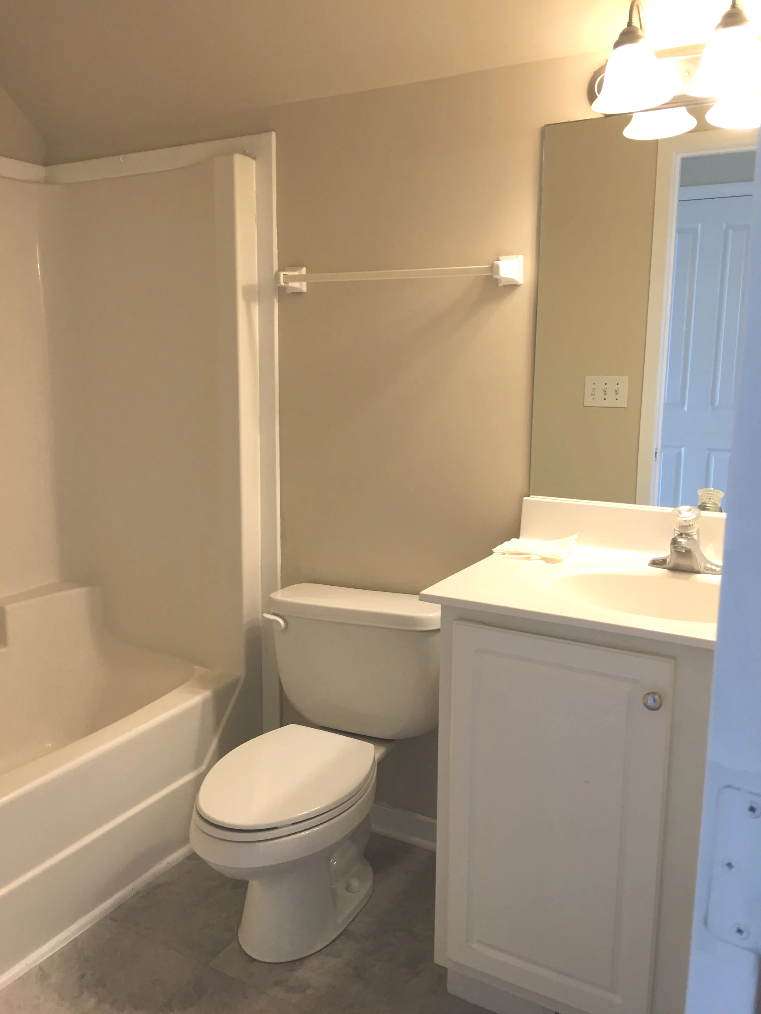 Bathroom at the Wrightsville Beach rental