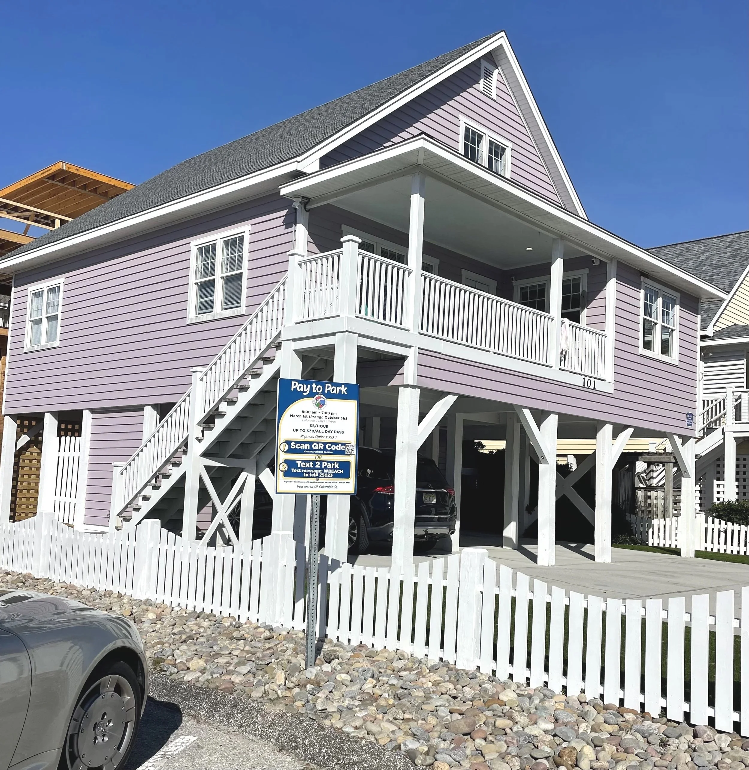 The Purple House, Wrightsville Beach year-round rental exterior