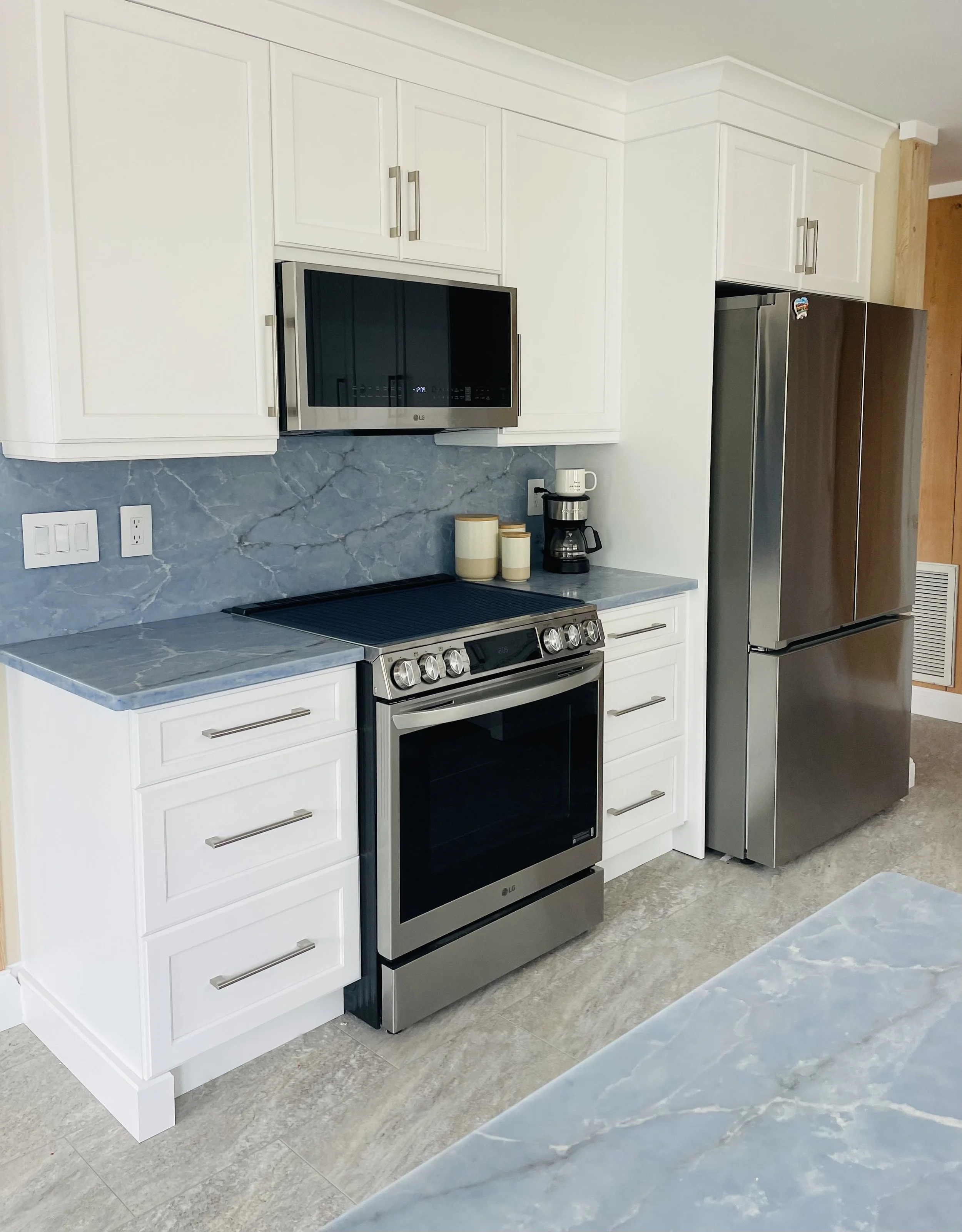 Kitchen in long-term Wrightsville Beach rental