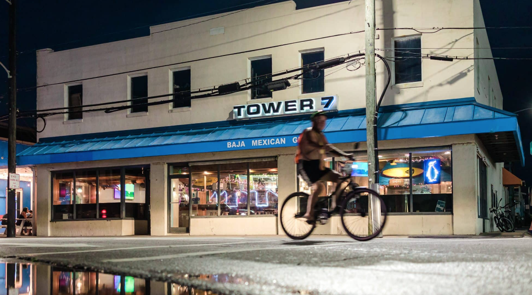 A classic night out at Tower 7 restaurant on Wrightsville Beach is a great time with amazing food.