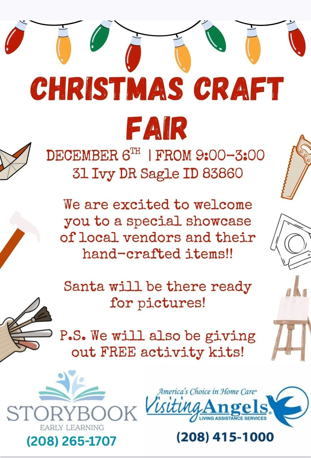 SAGLE CHRISTMAS CRAFT FAIR