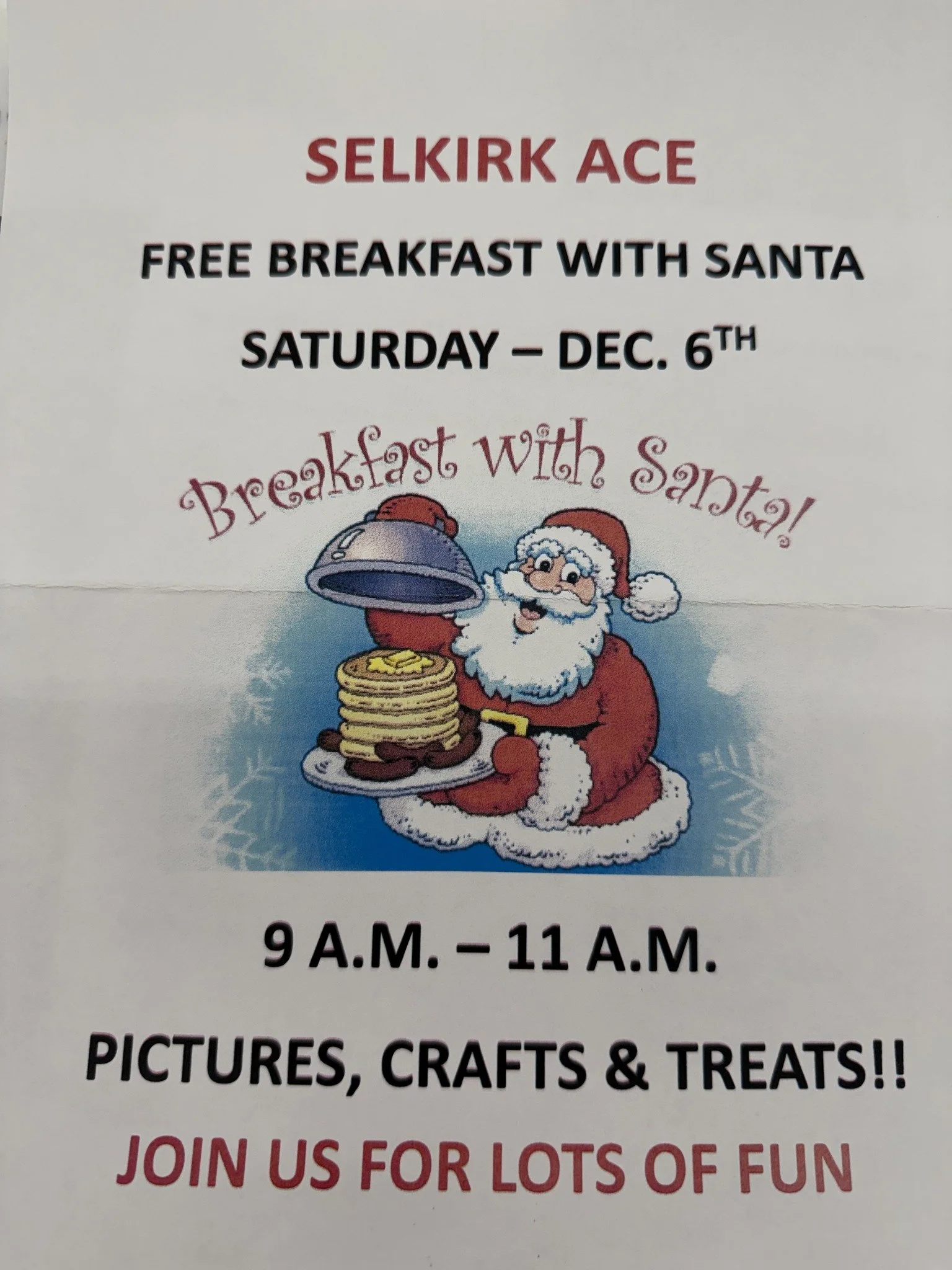 BREAKFAST WITH SANTA