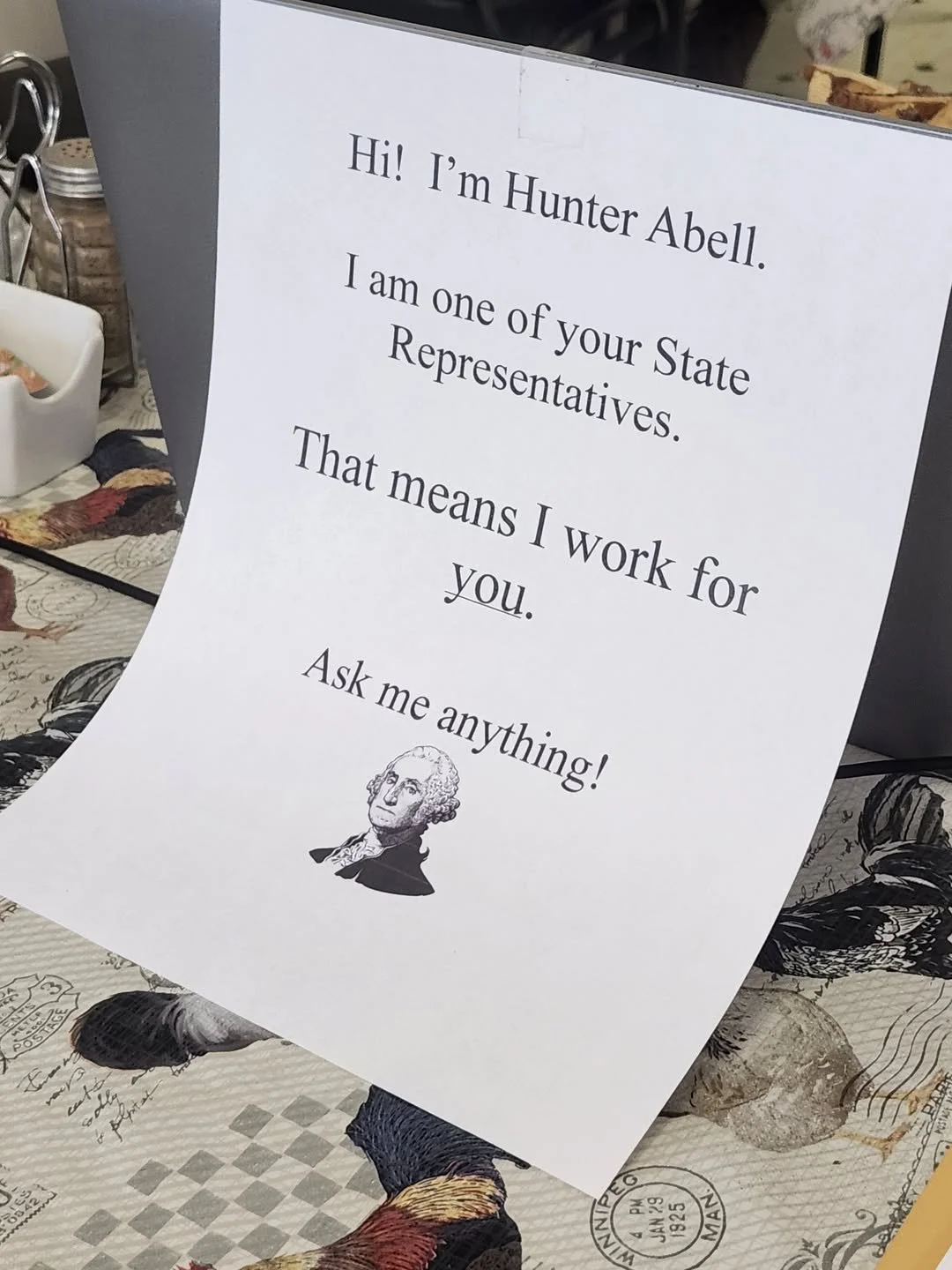 CHAT WITH A STATE REP! HUNTER ABELL