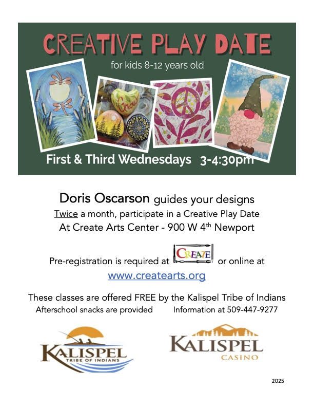 CREATIVE PLAY DATE @ CREATE