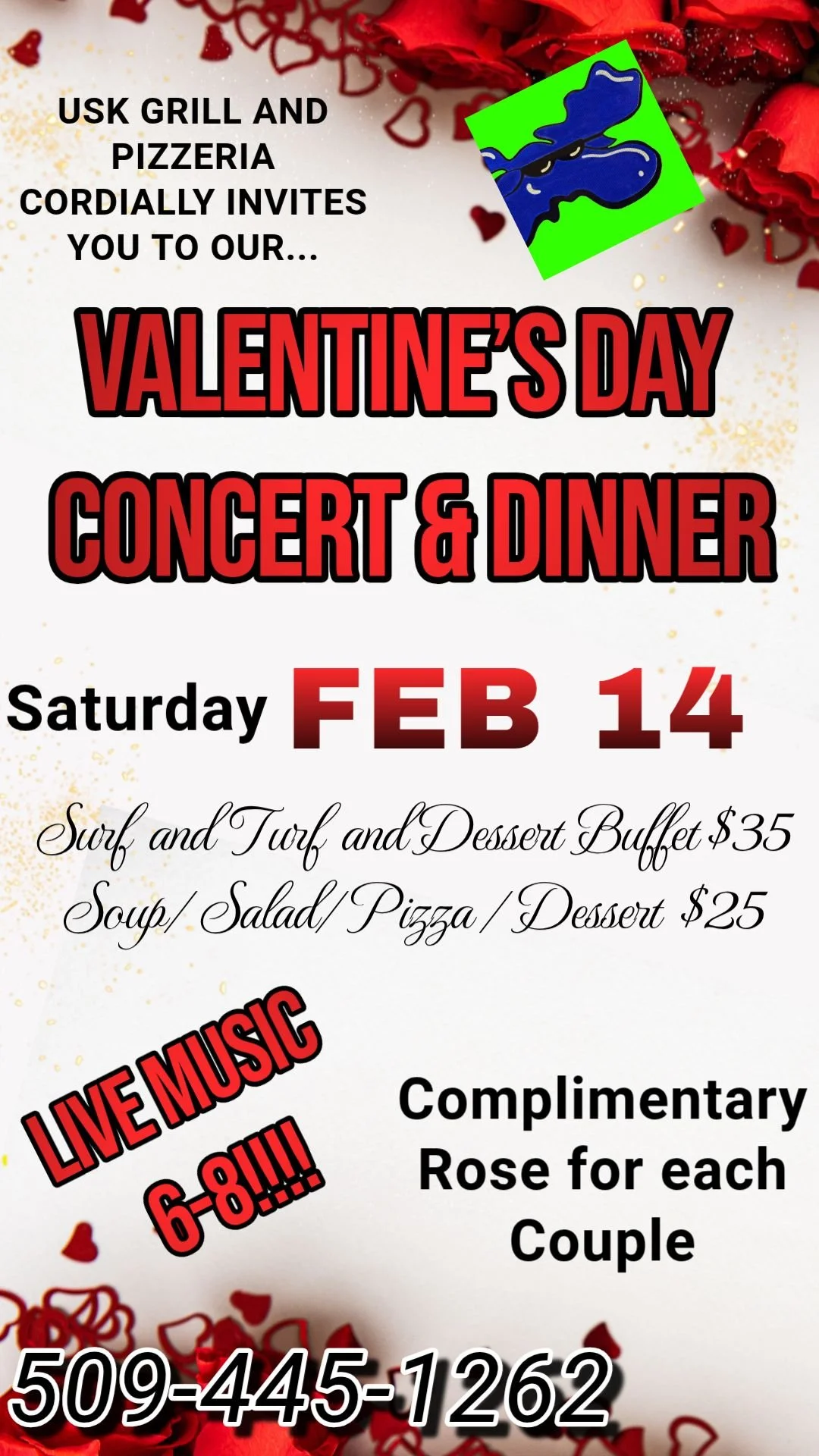VALENTINE'S DAY CONCERT & DINNER