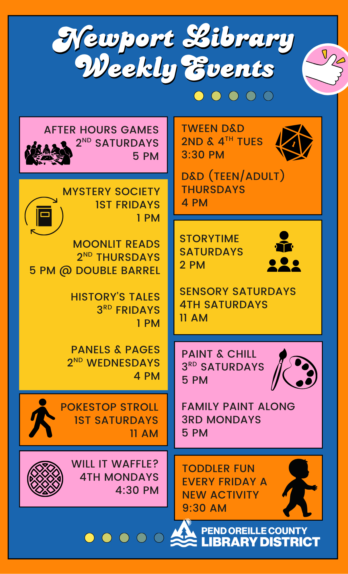 Weekly Events at the Newport Library