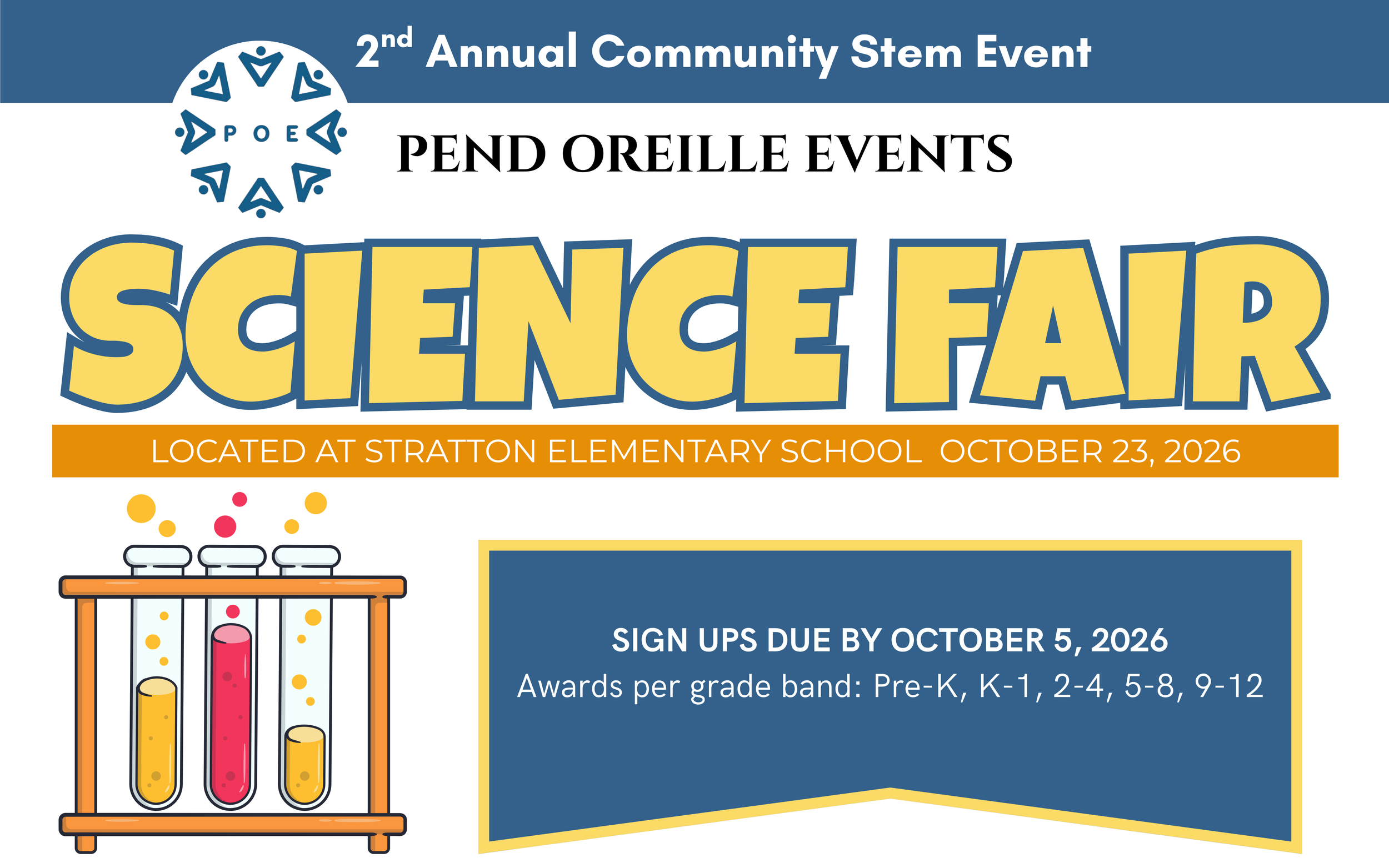 2nd Annual Community STEM Event — Pend Oreille Events