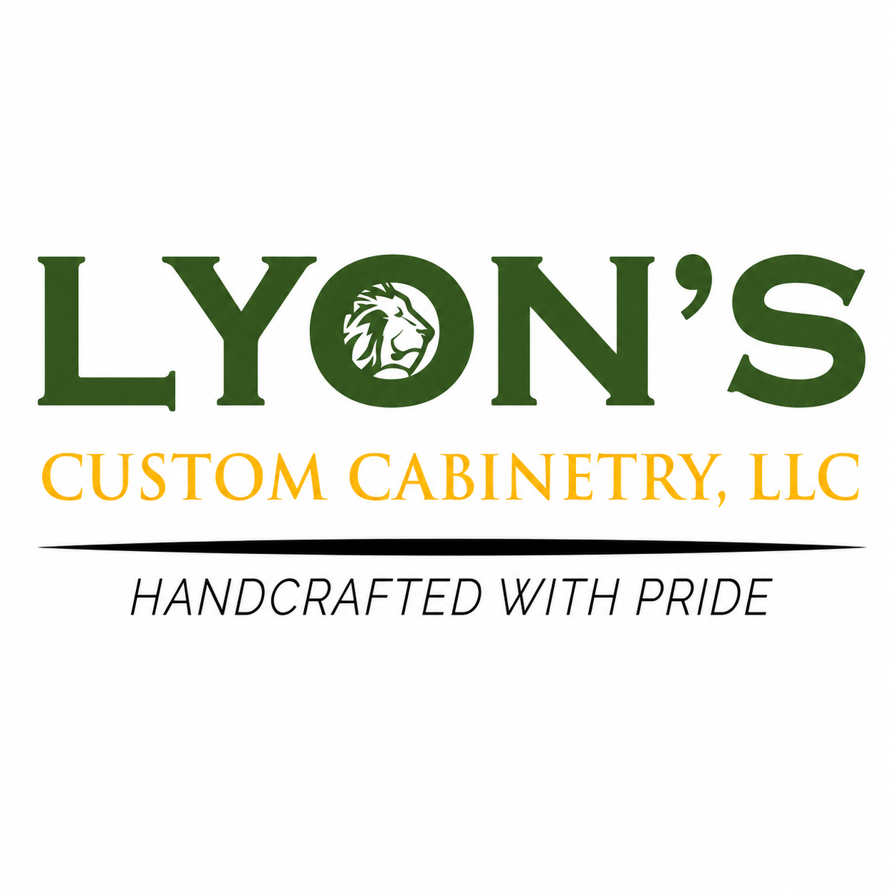 LYON'S CUSTOM CABINETRY 
Handcrafted, high-quality custom cabinets designed to elevate kitchens, bathrooms, and living spaces with precision and pride. Trusted for expert craftsmanship and attention to detail, Lyon’s creates durable, custom woodwork 