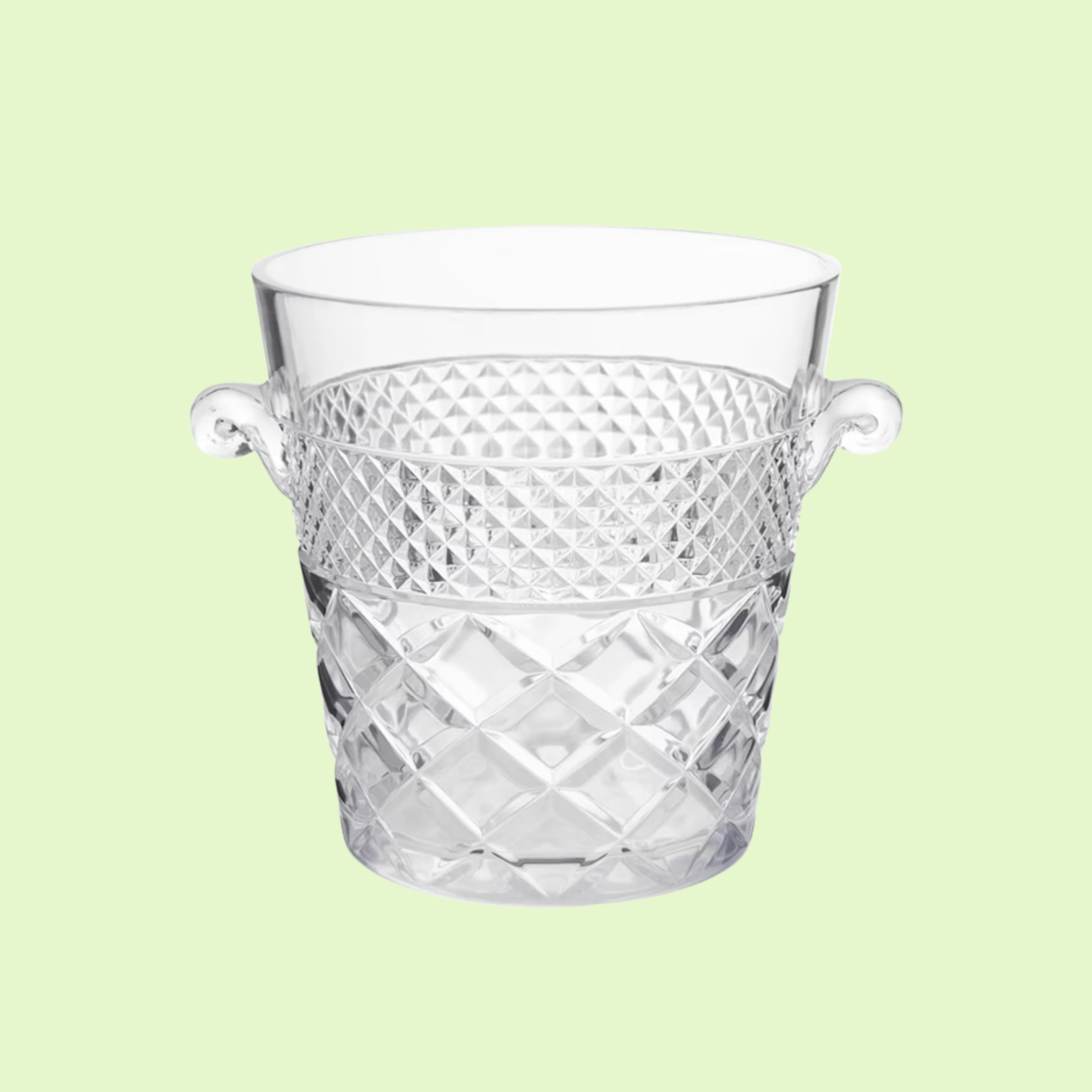Cut Glass Ice Bucket