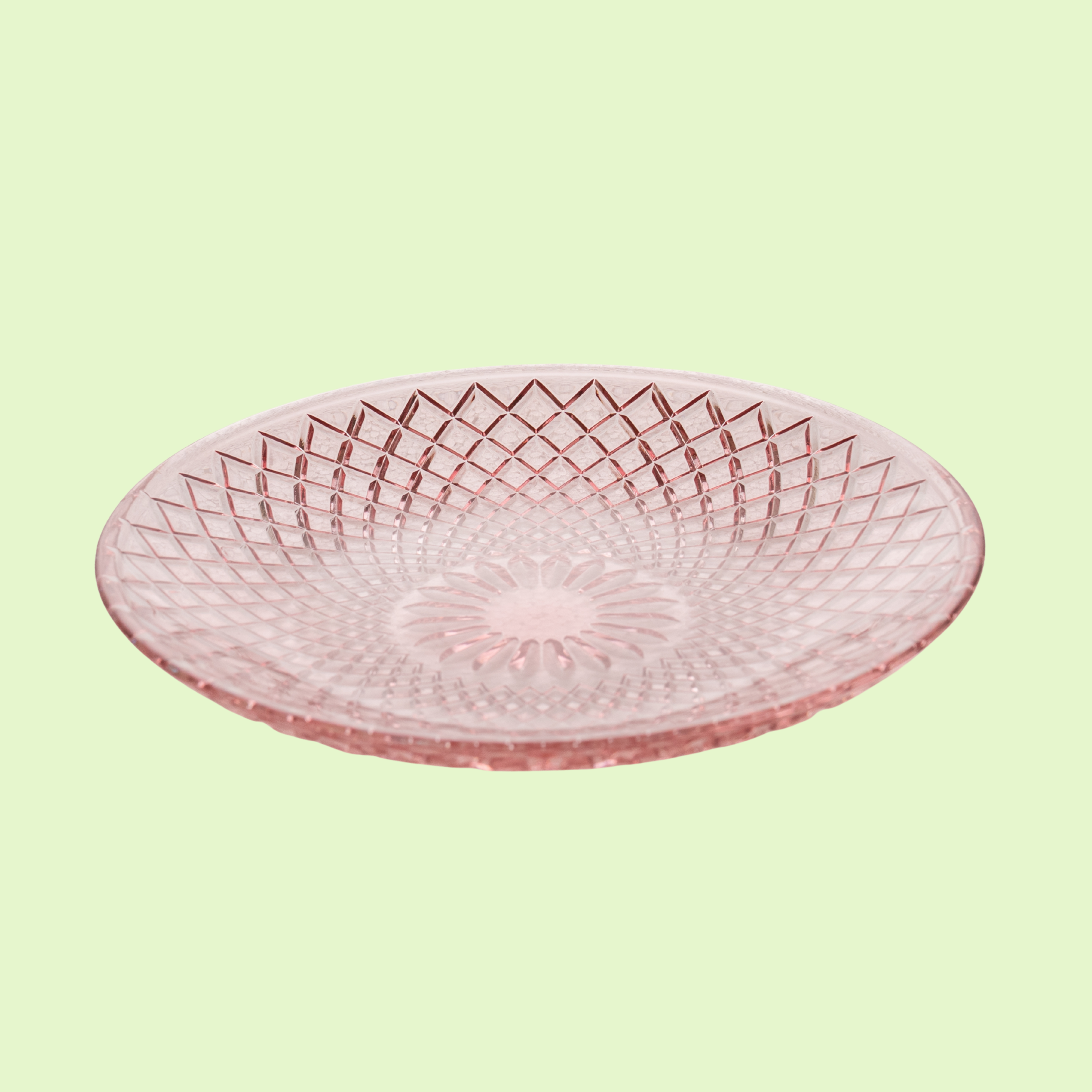 Pink Crystal Plate
