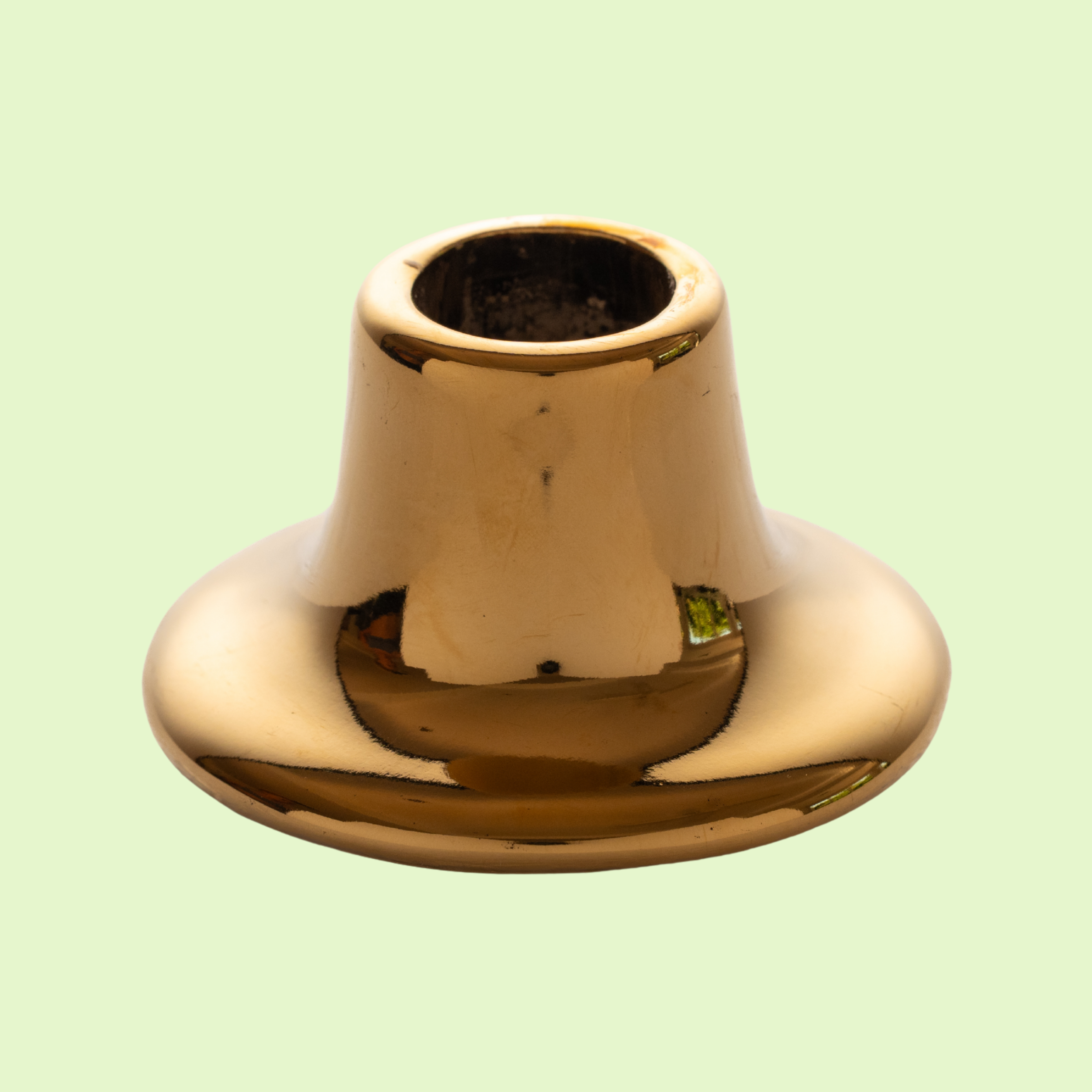 Gold Ceramique Candle Holder