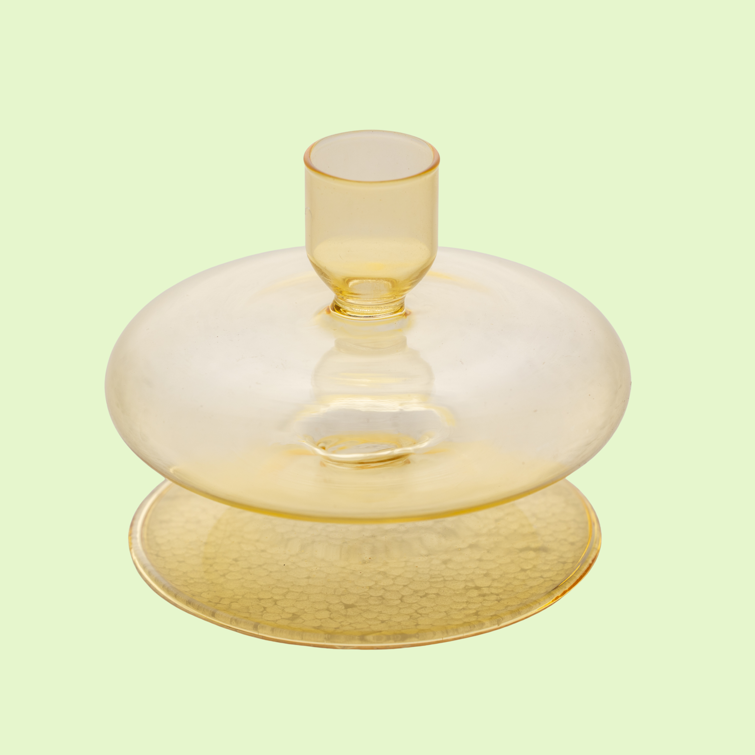 Yellow Candle Holder