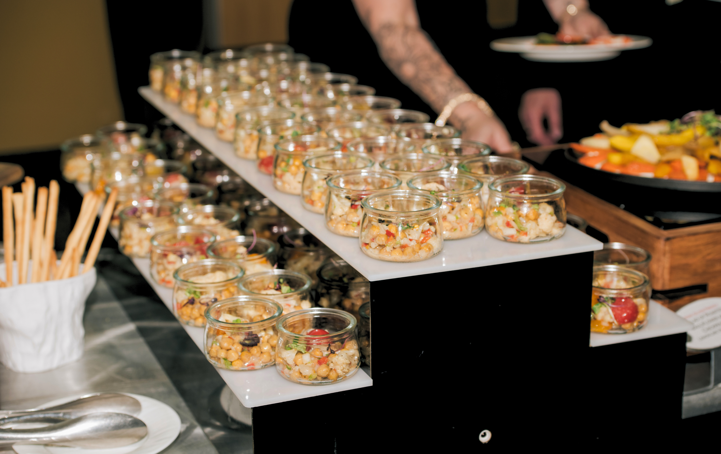 Catering and appetizers at the MS Nation An Evening for MS gala 2026