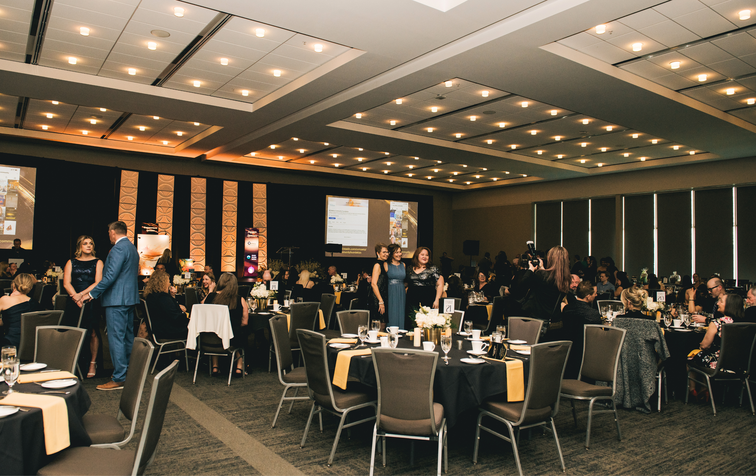 MS Nation An Evening for MS gala venue with over 200 guests at Edmonton Expo Centre