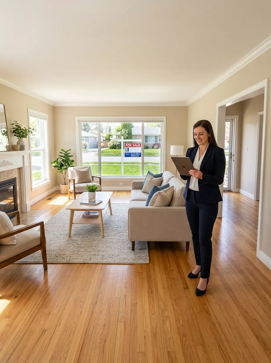 Connecticut home being prepared for sale listing after senior downsizing and estate liquidation with Heritage Solutions