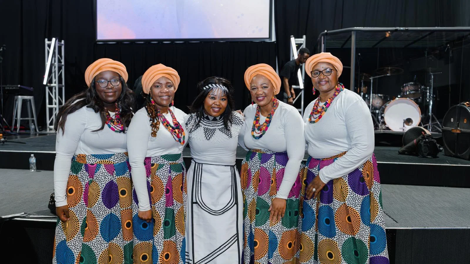 Pastor Hilda Tendisa & Zimbabwean Worshippers with Minister Mpumi MtsweniTshabalala