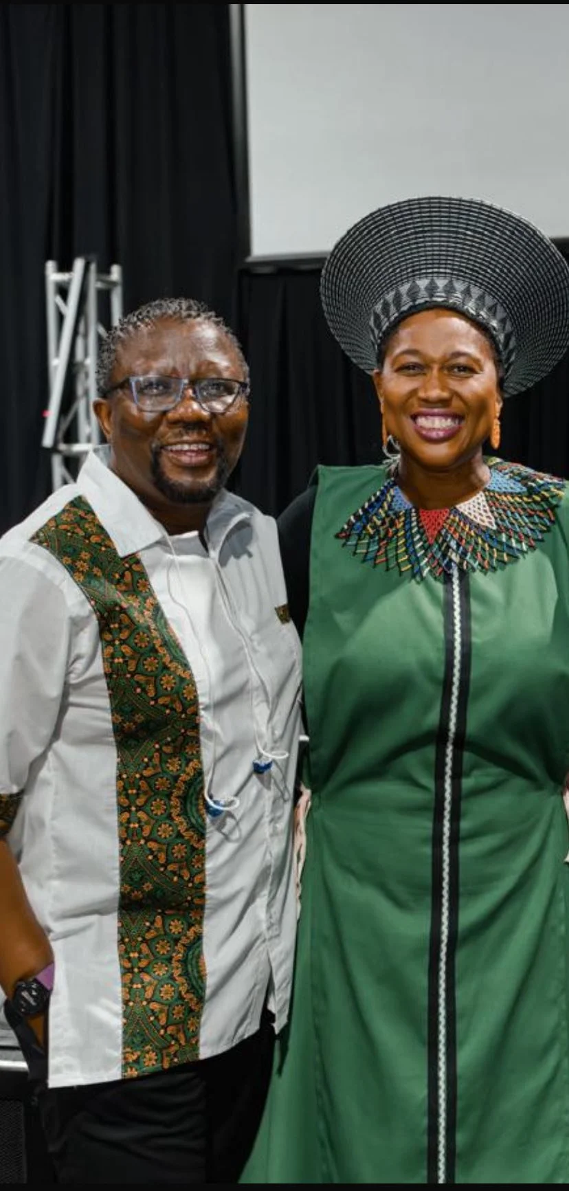 Ntate Ngaka Tsoake and Mme June Faso, from Lesotho & South Africa, Visionaries & Coordinators Africa night of Worship Western Australia 💃🏼