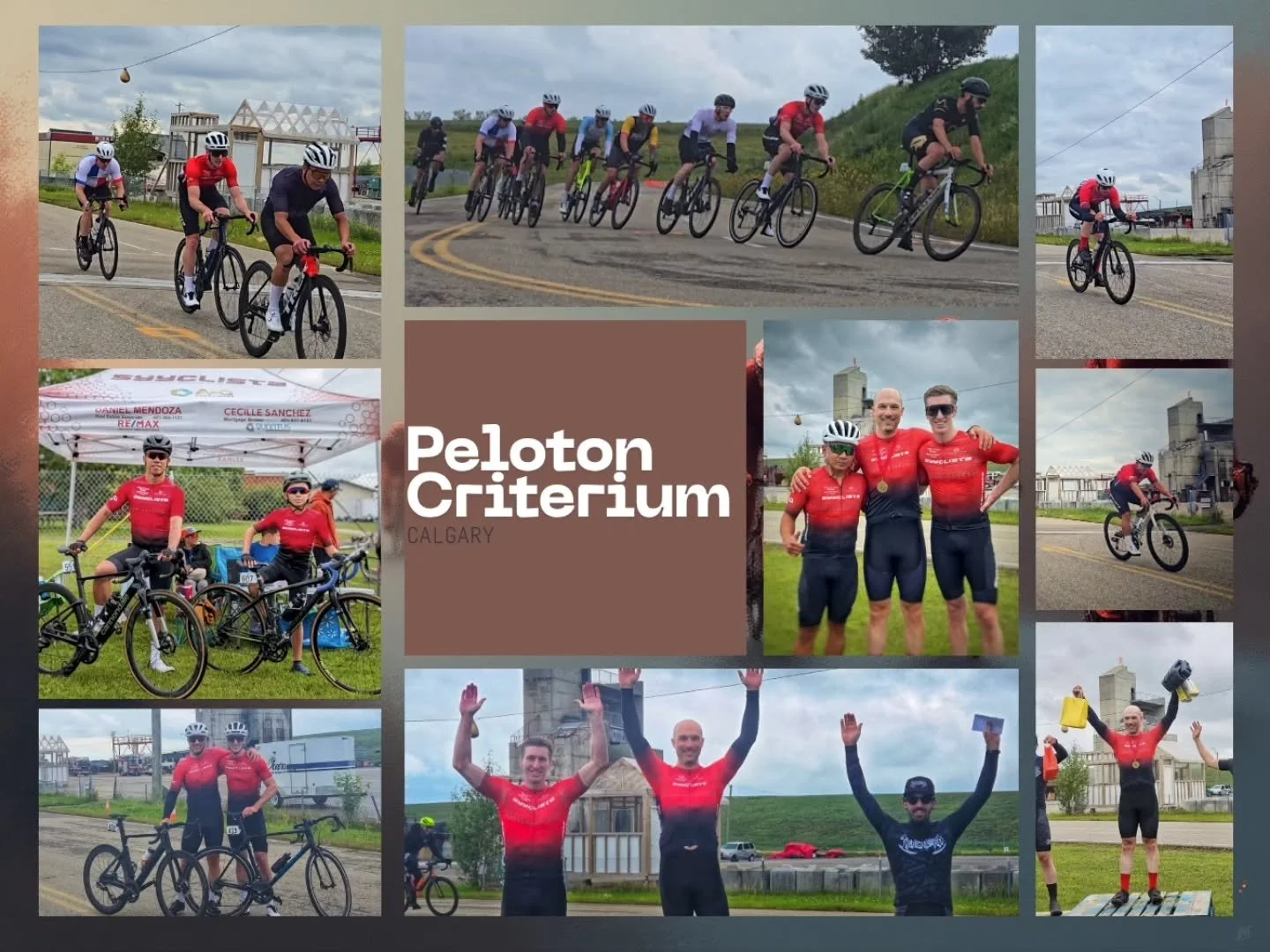 Our best result this year.

1-2 punch from @romanauriti  and @_caseyross_  sealed the podiums for both days in Peloton Criterium. What a delight to watch them strategize around the course for well-timed break aways.