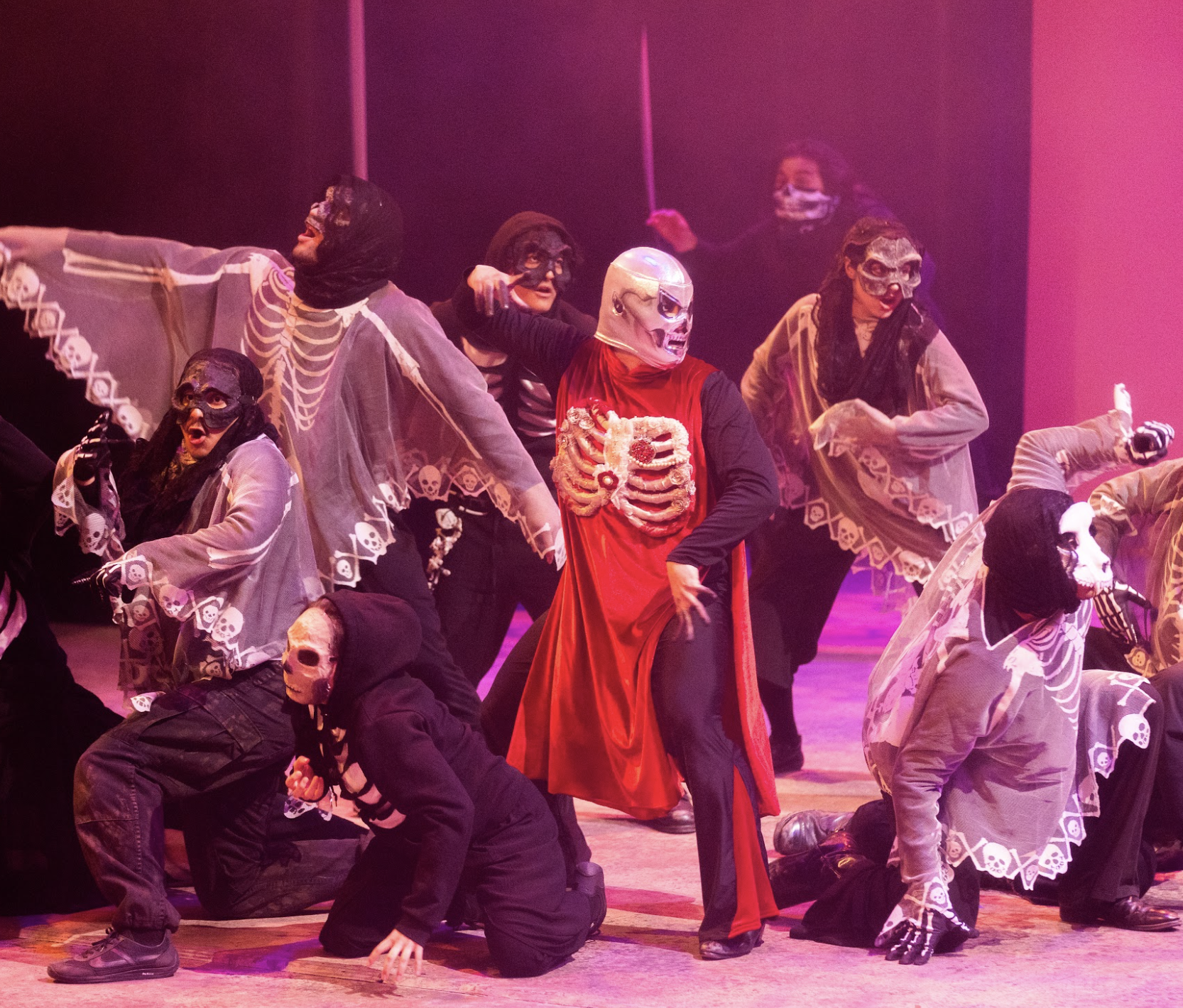 Papa Calaca final onstage look