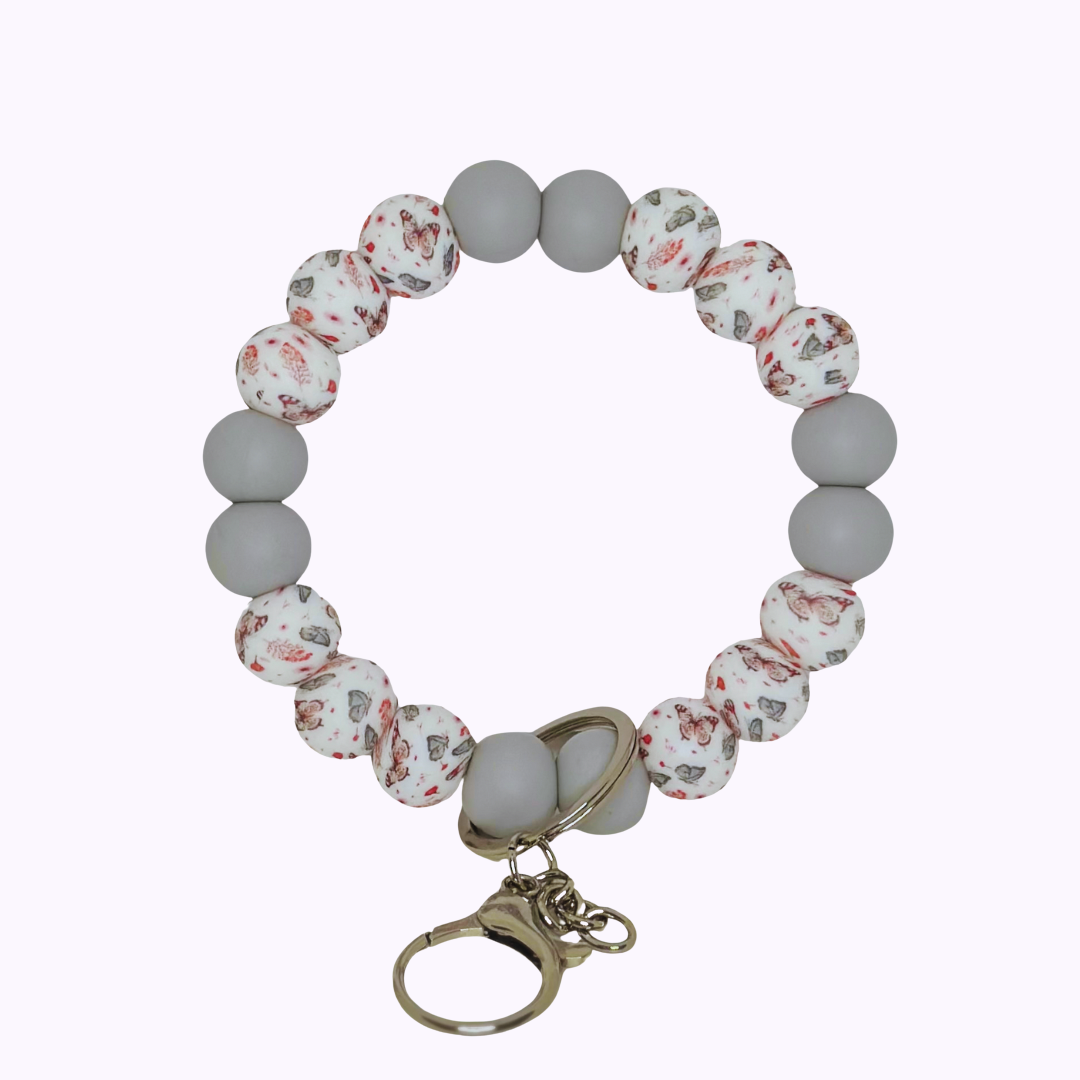 Grey with Butterflies