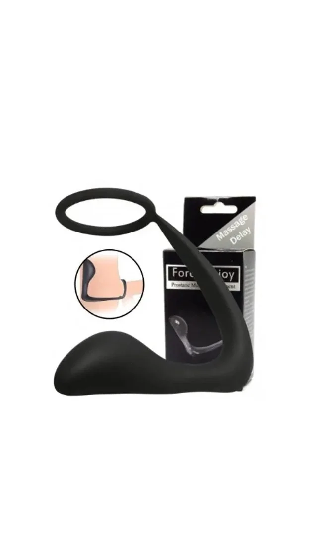 ANILLO RETARDANTE + MASAJEADOR PROSTATICO JOY