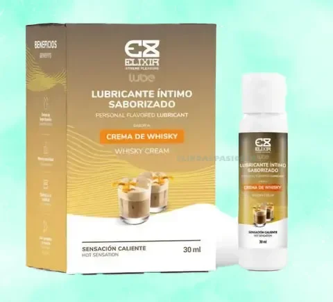 LUBRICANTE INTIMO SABORIZADO CREMA DE WHISKY ELIXIR.webp