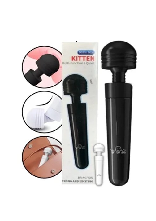 VIBRADOR MASAJEADOR DE CLITORIS KITTEN BLANCO