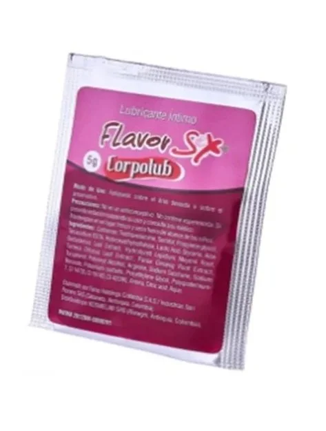 LUBRICANTE ANAL CORPOLUB 5G FLAVOR SEX