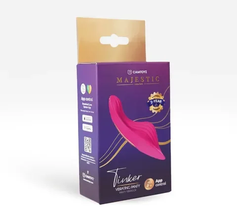 VIBRADOR PARA PANTY TINKER MAJESTIC CON APP