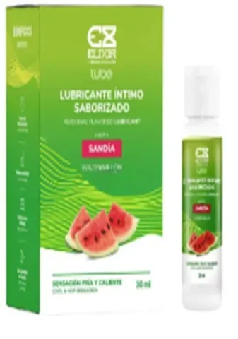 LUBRICANTE FRÍO-CALIENTE SABOR SANDÍA ELIXIR 30ML