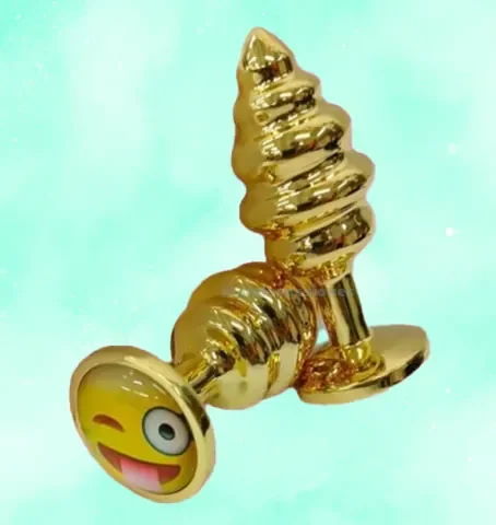 PLUG ANAL DORADO EMOJI.webp