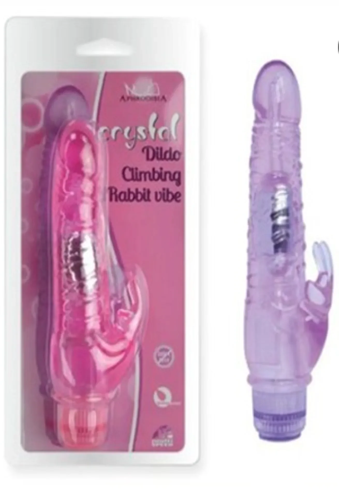 VIBRADOR CONSOLADOR RABBIT CRYSTAL