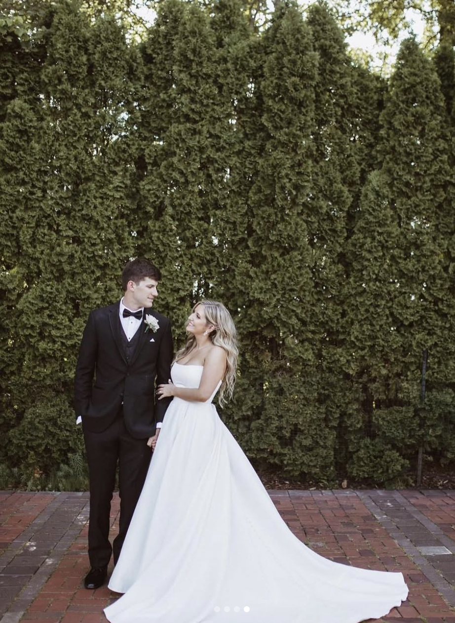 Bridal hair and makeup services at a full-service salon in Akron OH