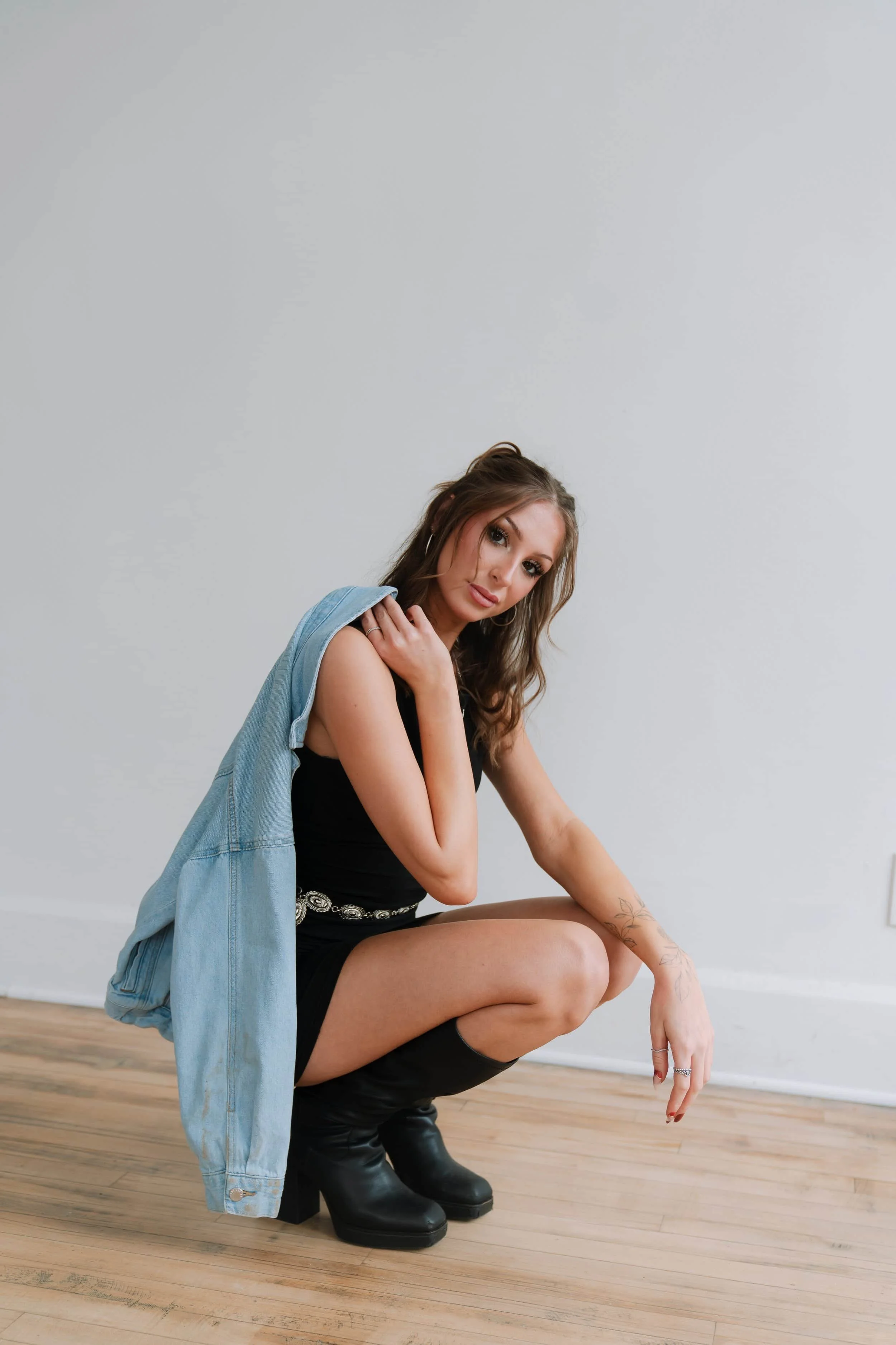 Bridal hair styling session at The Emerald Salon Akron OH