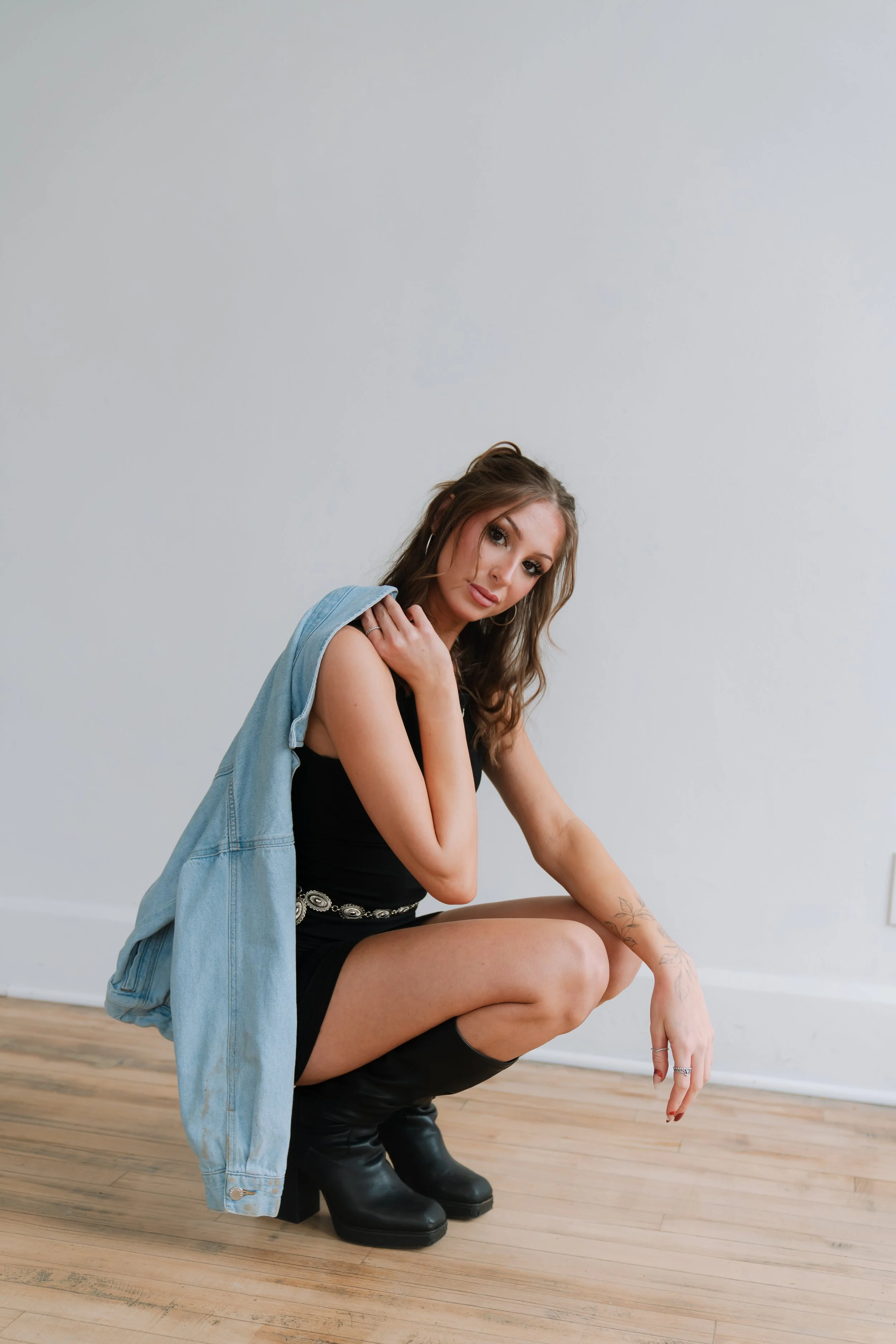 Bridal hair styling session at The Emerald Salon Akron OH