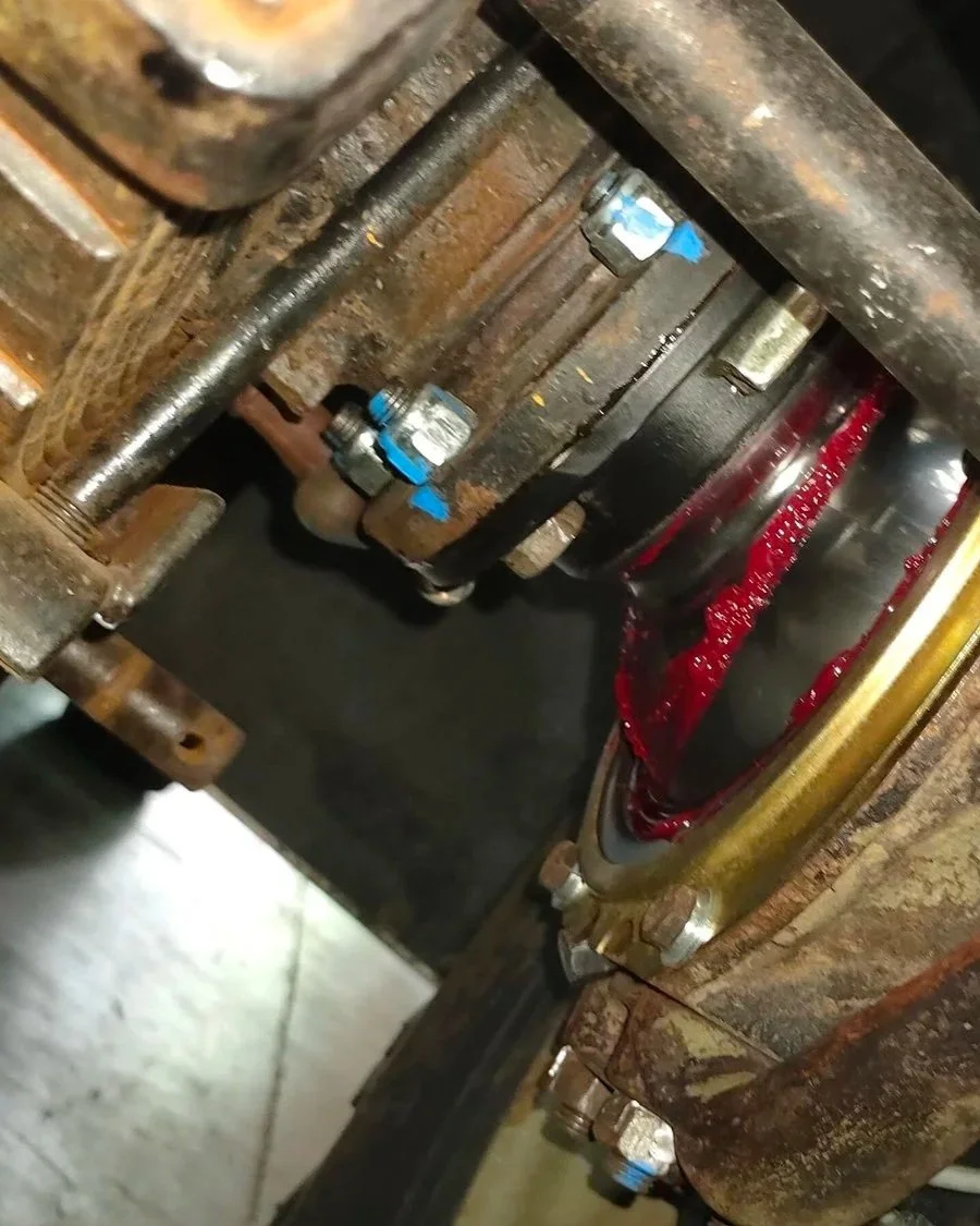 Detail of a steering system overhaul