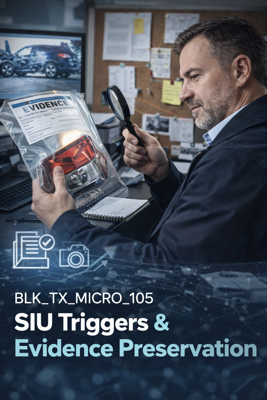 SIU Triggers & Evidence Preservation (BLK_TX_MICRO 105)