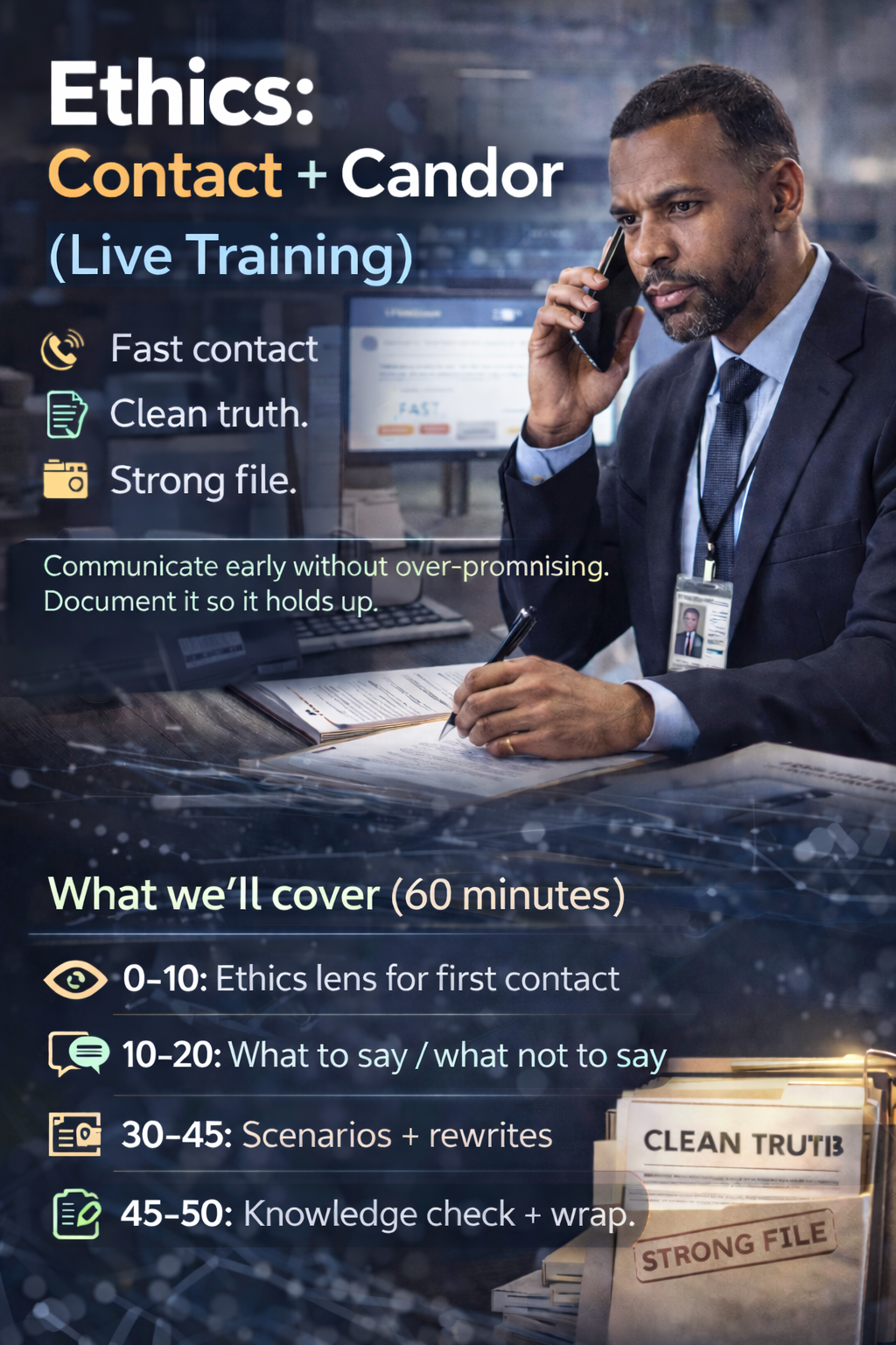 Ethics: Contact + Candor (Live Training)