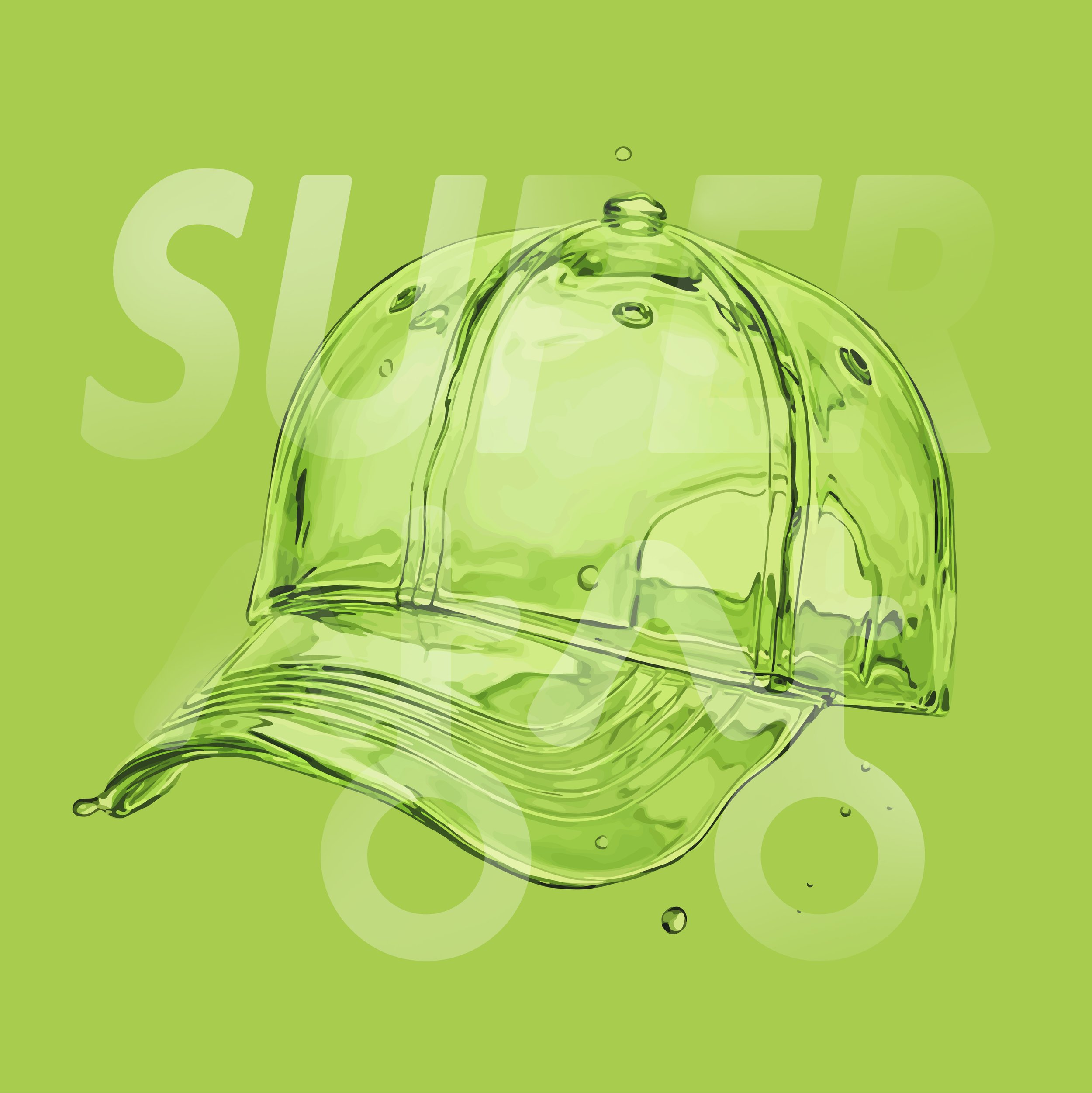 Super 상상, Archival pigment print(Giclée) on canvas, acrylic gloss medium, 40x40cm, 2026